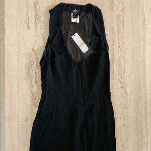 NWT CNC Costume National Cocktail Dress Sheer Back